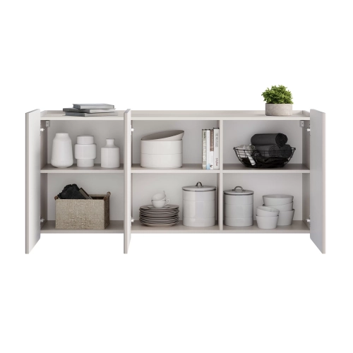 Komoda Malmi 150 cm wisząca - kaszmir / złoty